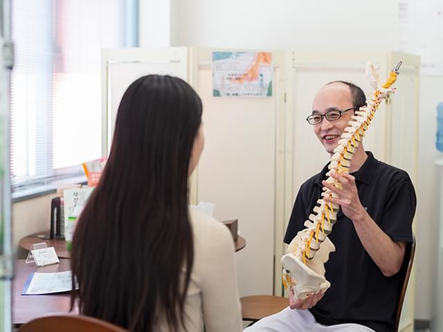 施術の様子